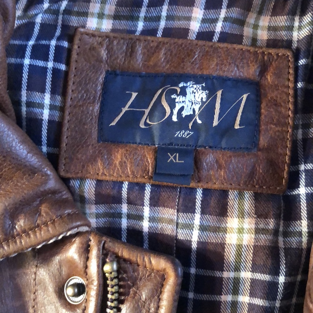 HSN (Hart Schaffer Marks)leather jacket. - Picture 2 of 11